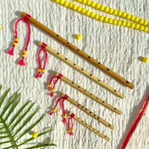 Vansali with simple silk & bead tassels